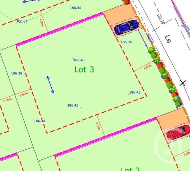 Terrain à vendre - 511 m2 - Romaneche Thorins - 71 - BOURGOGNE